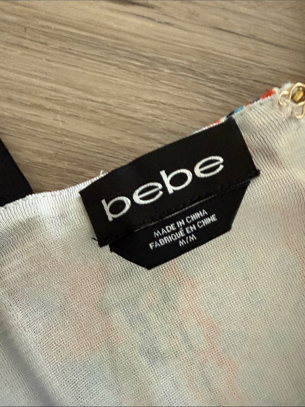 bebe Multicolor Floral & Geometric Mini Dress - Picture 2 of 2